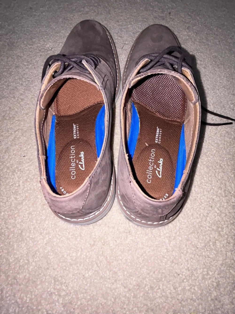 Clarks collection nubuck derby shoe 9